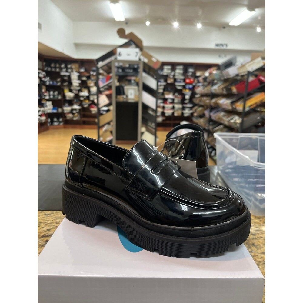 Black Patent Leather Loafers